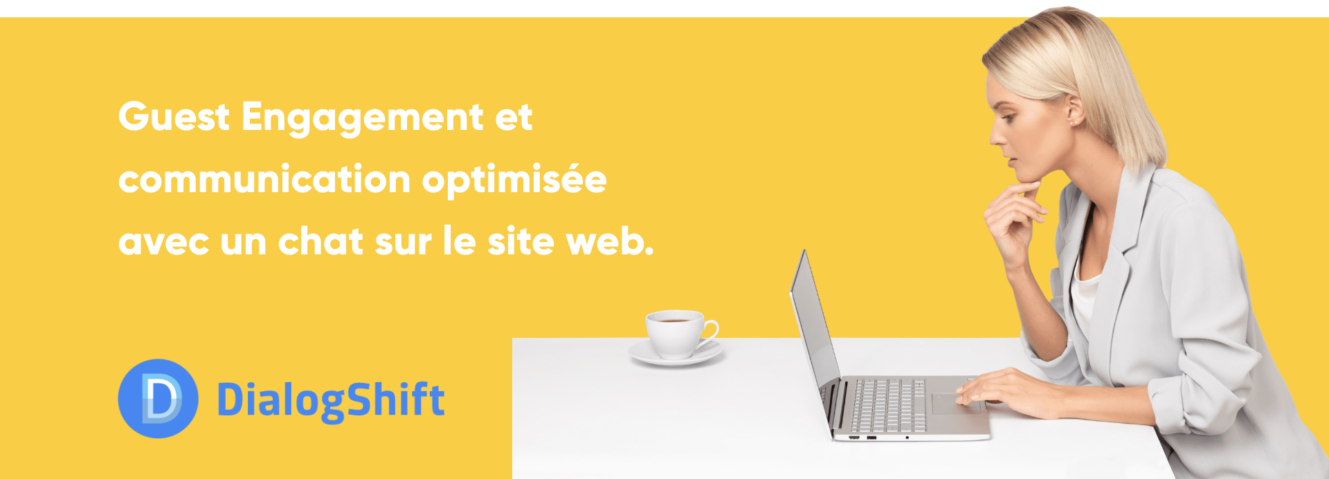 guest engagement et communication optimisée avec un chat sur le site web