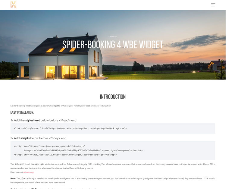 04_Hotel-Spider-WBE-Widgetintegration