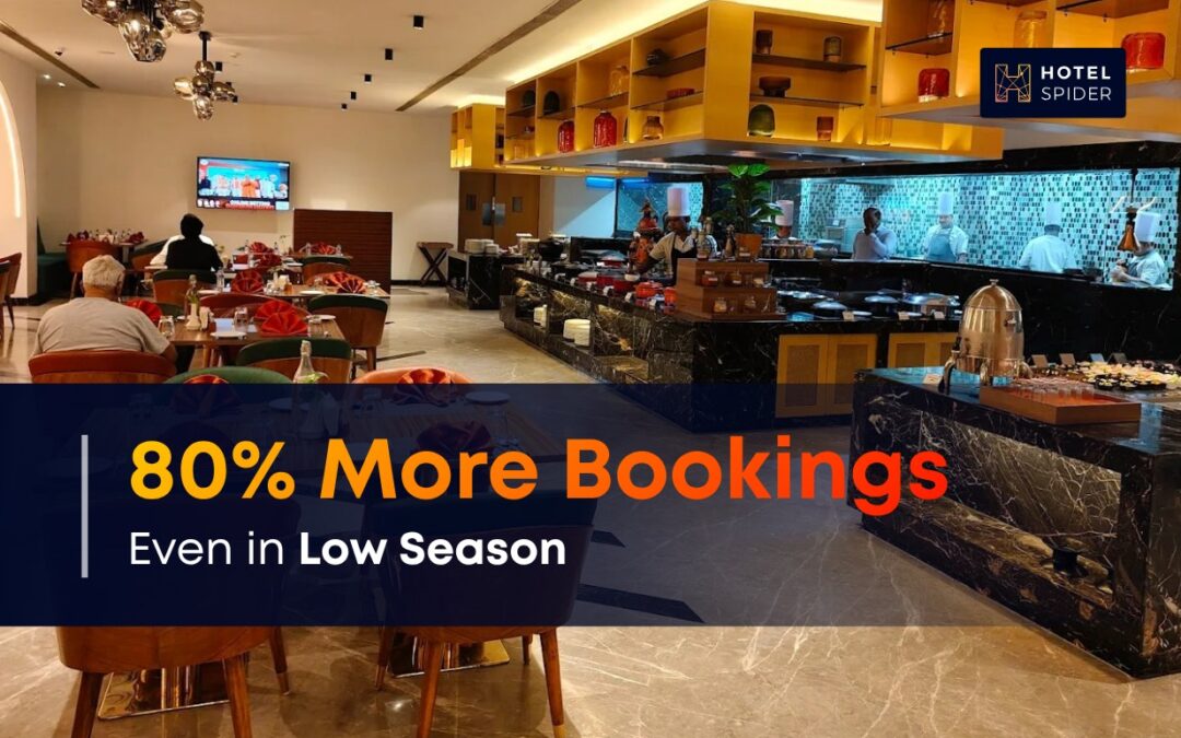 How Hotel-Spider Helped SRM Hotel Maraimalai Nagar Get 80% More Reservations and 35 Sold-Out Days — Even in the Low Season